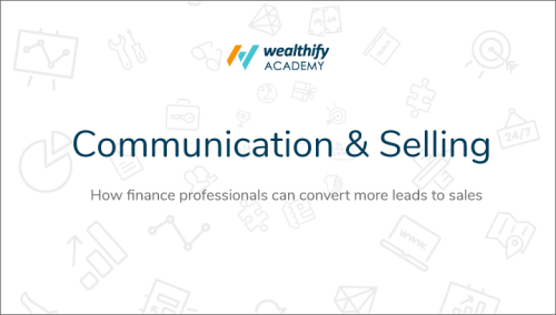 Communication And Selling